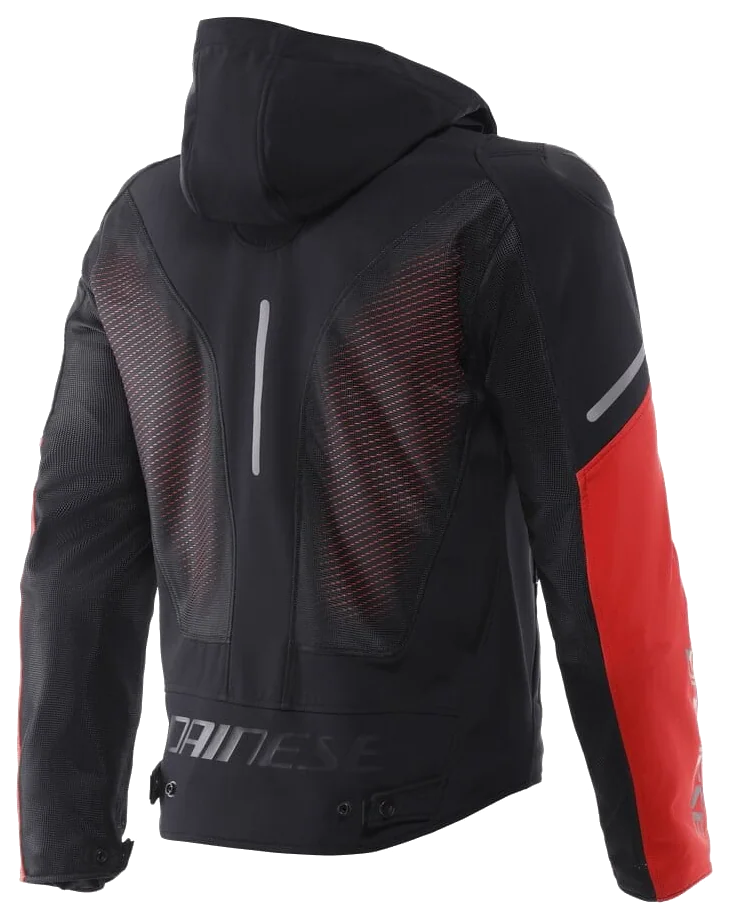 Dainese Super Sprint Black White Red Air Tekstil Mont görsel 2