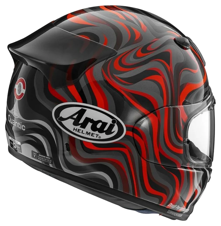 Arai Quantic Swirl Red Kapalı Kask görsel 2