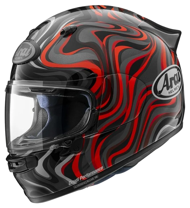 Arai Quantic Swirl Red Kapalı Kask görsel 3