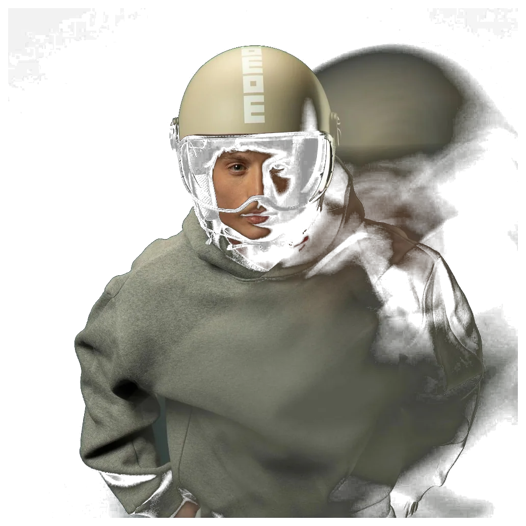 Momodesign Fgtr Classic Candy Matt Malted Milk White Açık Kask görsel 2
