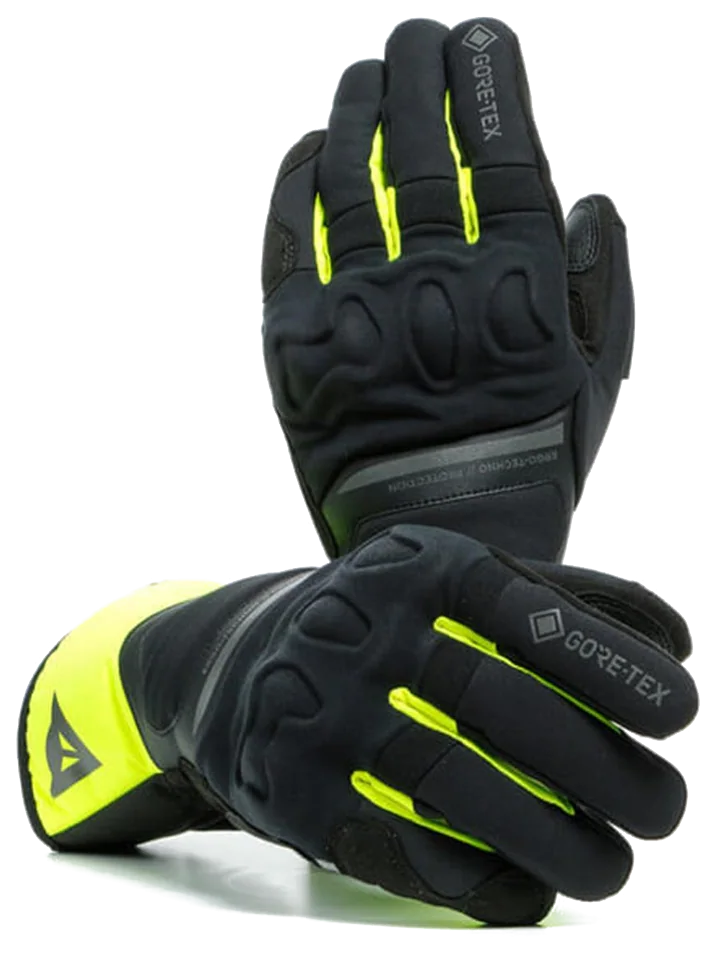 Dainese Nembo Gore-Tex Gore Grip Technology Siyah Sarı Eldiven görsel 3