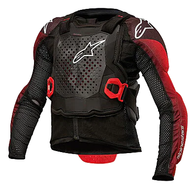 Alpinestars Bionic Tech Youth (Genç) Body Armour (Tam Gövde Koruma) Siyah / Beyaz / Kırmızı