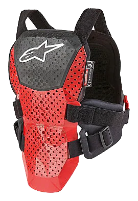 Alpinestars Bionic Tech Youth (Genç) Body Armour (Tam Gövde Koruma) Siyah / Beyaz / Kırmızı görsel 4