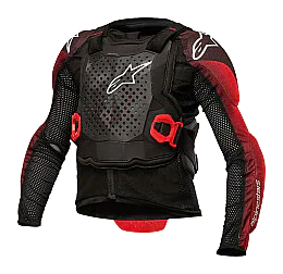 Alpinestars Bionic Tech Youth (Genç) Body Armour (Tam Gövde Koruma) Siyah / Beyaz / Kırmızı görsel 5