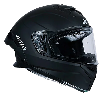 Just1 J-STR Kapalı Motosiklet Kaskı Mat Siyah görsel 2