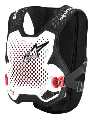 Alpinestars Tech-Air MX System (Motocross) Airbag Ceket Beyaz / Siyah