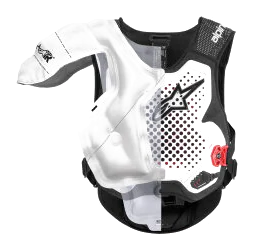 Alpinestars Tech-Air MX System (Motocross) Airbag Ceket Beyaz / Siyah görsel 5
