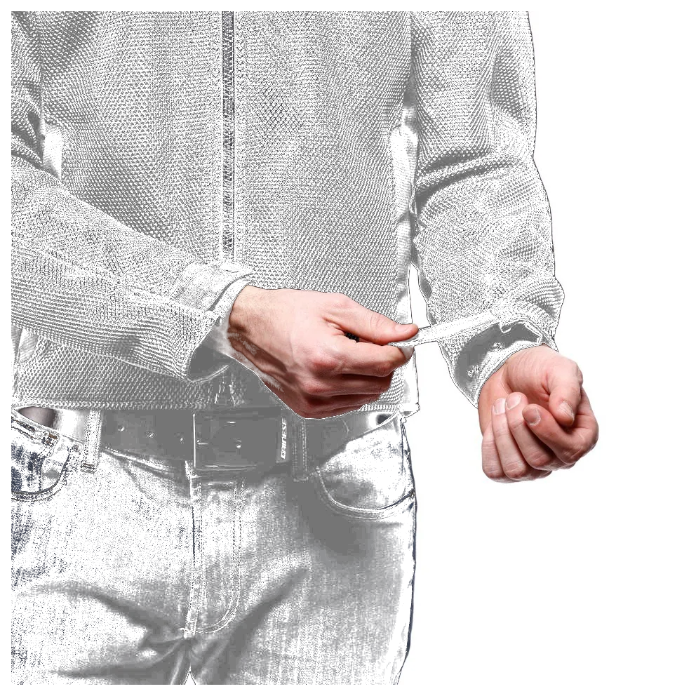 Dainese Lisbona Black Air Tekstil Mont görsel 6