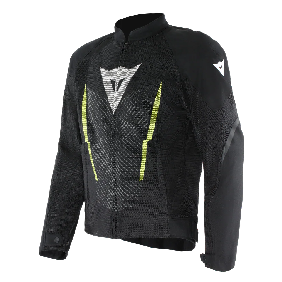 Dainese Herosphere Black White Yellow Fluo Air Tekstil Mont