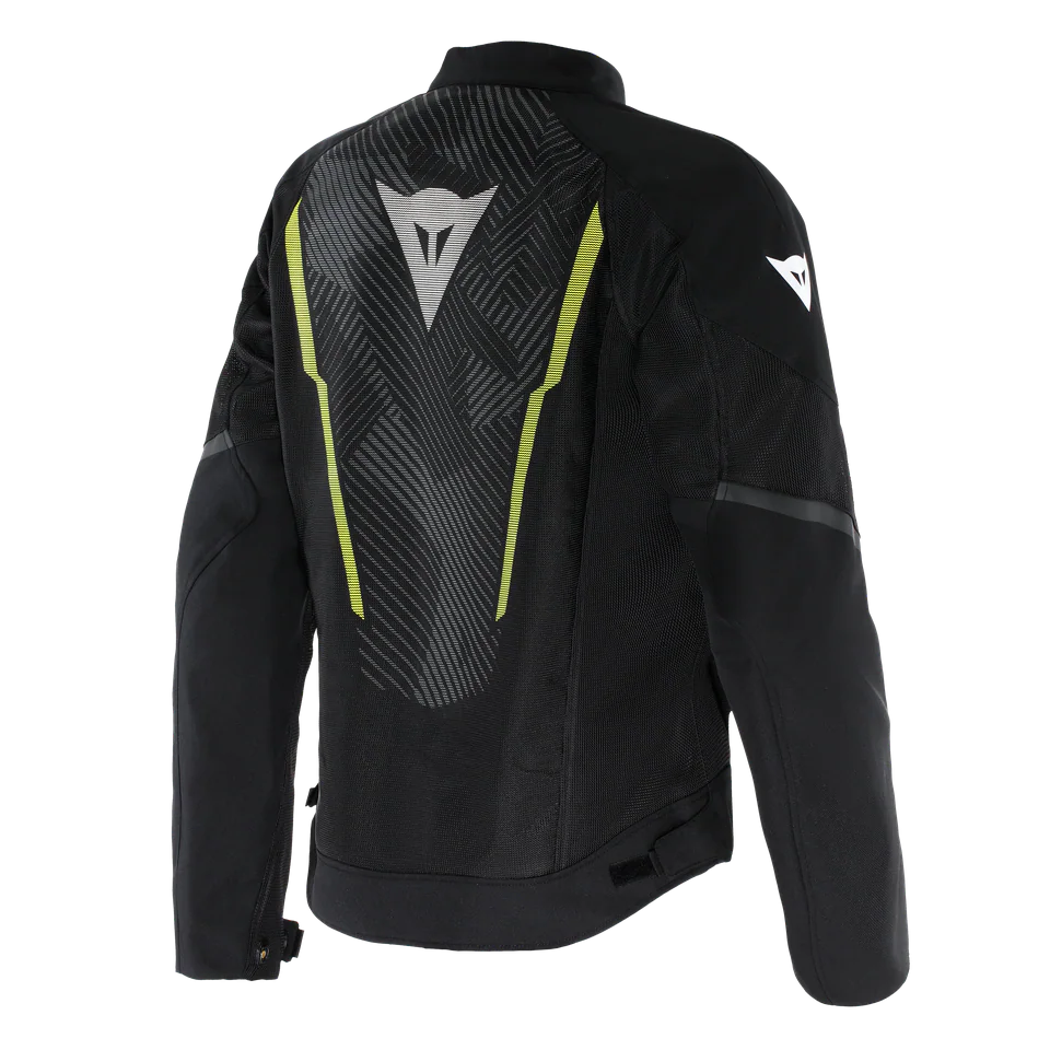 Dainese Herosphere Black White Yellow Fluo Air Tekstil Mont görsel 2