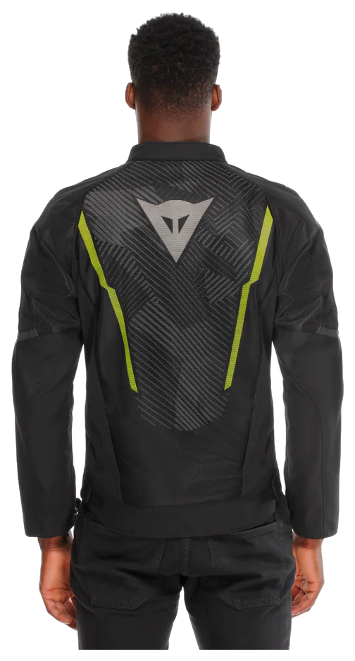 Dainese Herosphere Black White Yellow Fluo Air Tekstil Mont görsel 4