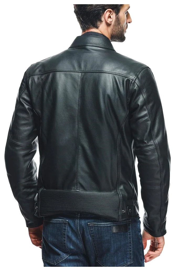 Dainese Zaurax Black Deri Mont görsel 6