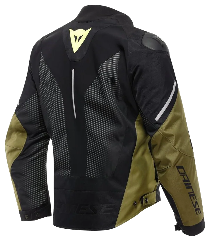 Dainese Super Sprint Black Green Fluo Yellow D-Dry Mont görsel 2