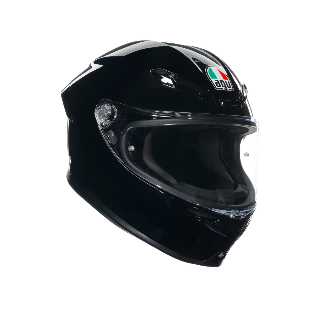 Agv K6 S Black Mono Kapalı Kask