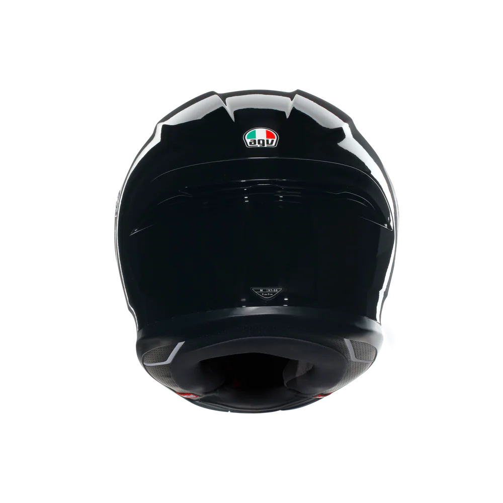Agv K6 S Black Mono Kapalı Kask görsel 6