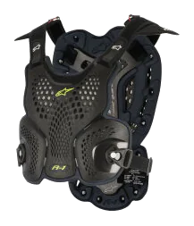 Alpinestars A-1 Göğüs ve Sırt Koruması Siyah / Sarı görsel 3