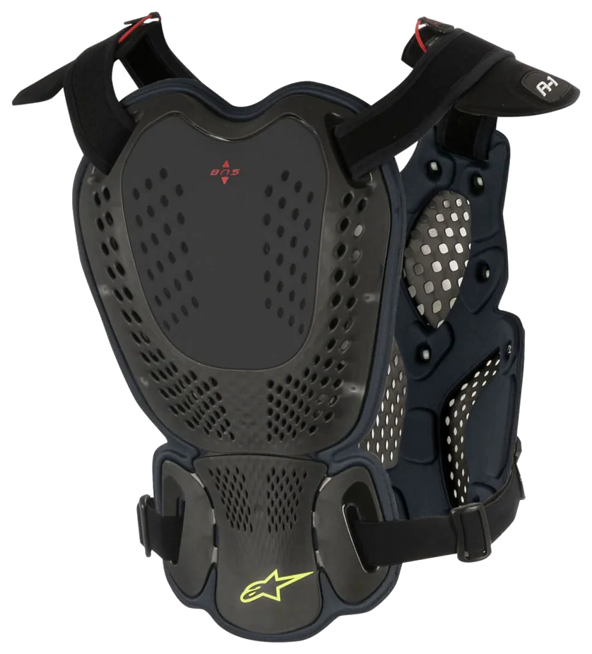 Alpinestars A-1 Göğüs ve Sırt Koruması Siyah / Sarı görsel 6