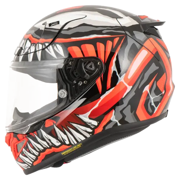 HJC RPHA12 Maximized Venom Marvel MC1SF Kapalı Motosiklet Kaskı görsel 4