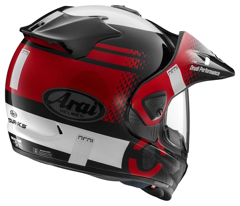 Arai Tour-X5 Print Red Kapalı Kask görsel 2