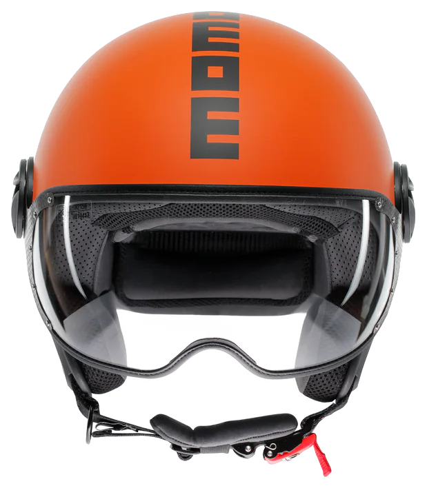 Momodesign Fgtr Classic Matt Orange Black Açık Kask