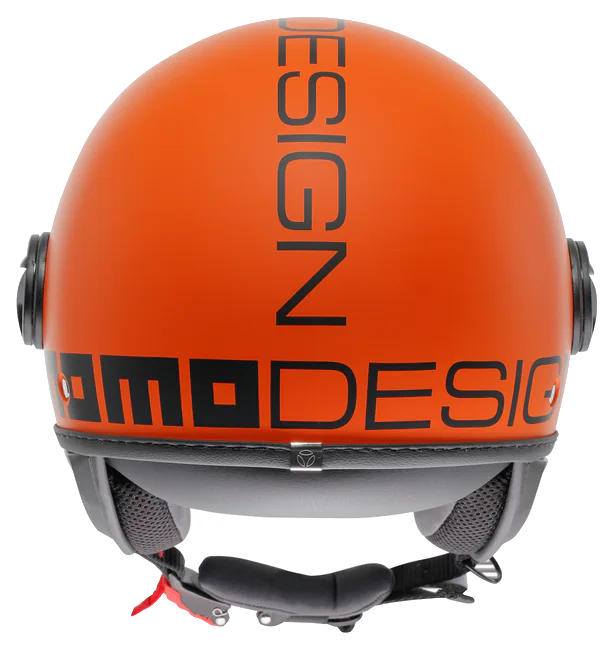 Momodesign Fgtr Classic Matt Orange Black Açık Kask görsel 3