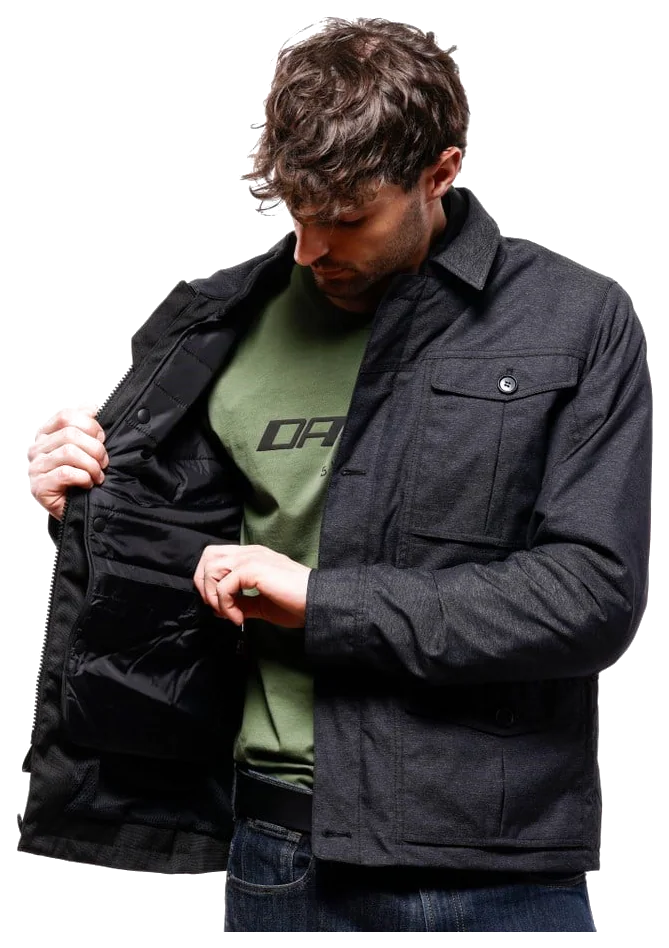 Dainese Marvila Dark Grey Tekstil Mont görsel 5