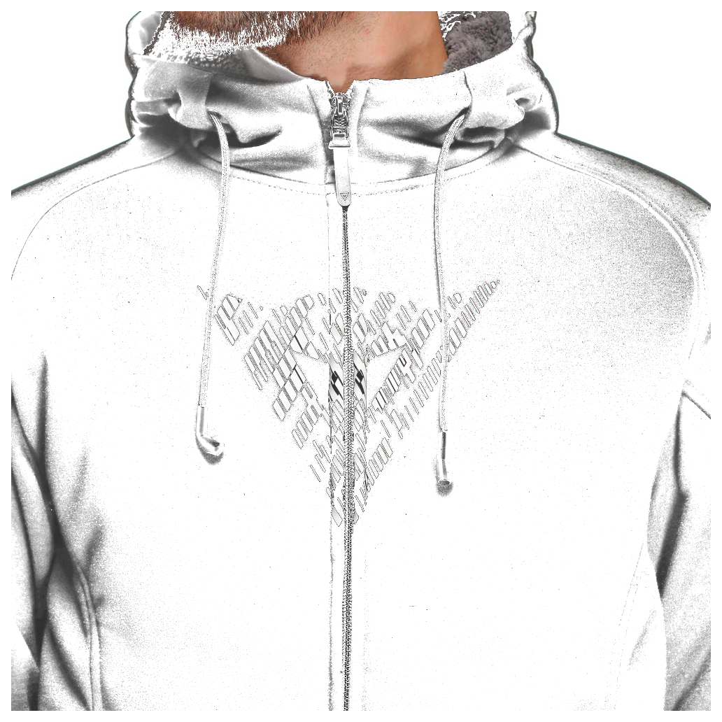 Dainese Bovisa Black White Tekstil Mont görsel 3