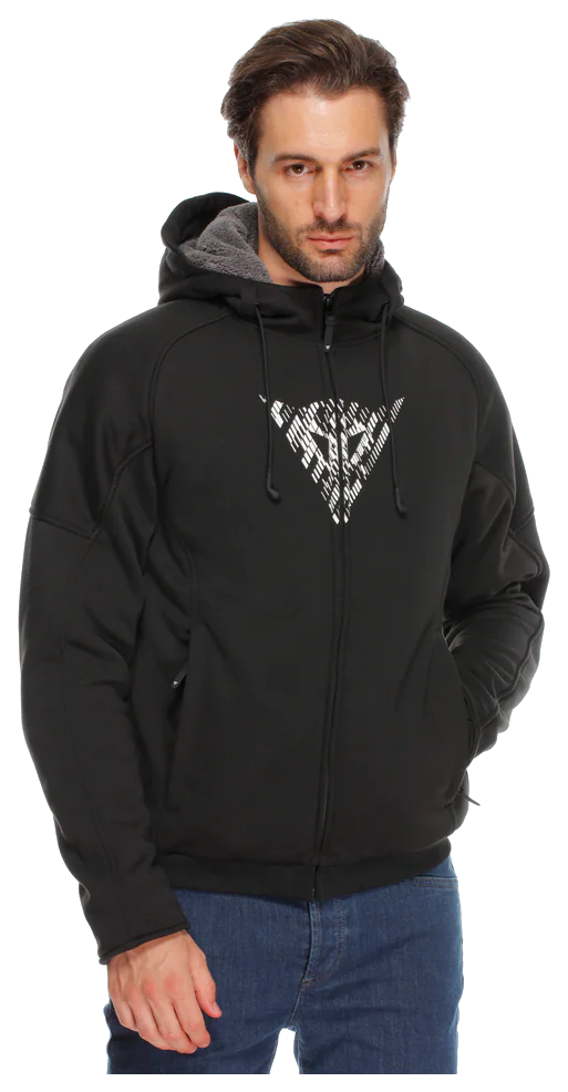 Dainese Bovisa Black White Tekstil Mont görsel 4