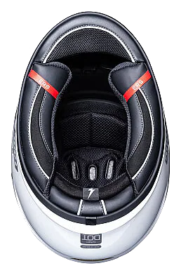 Torc Malibu Horizon Kapalı Motosiklet Kaskı Siyah / Beyaz görsel 5