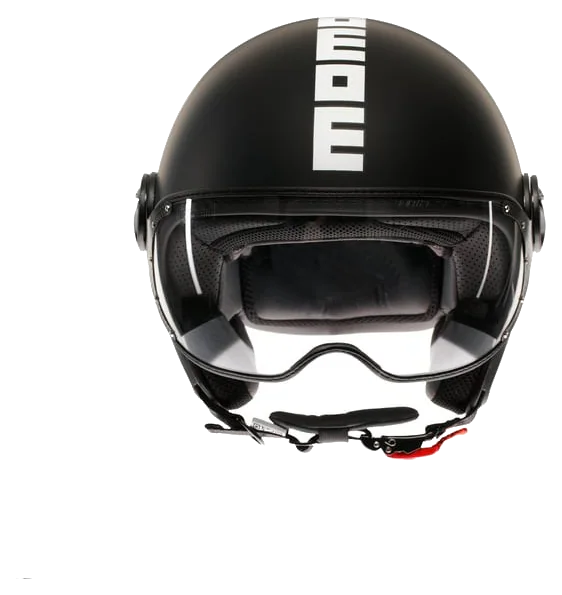 Momodesign Fgtr Classic Mono Matt Black White Açık Kask