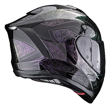 Scorpion EXO-1500 Air Fantasy Kapalı Motosiklet Kaskı Siyah / Chameleon görsel 3