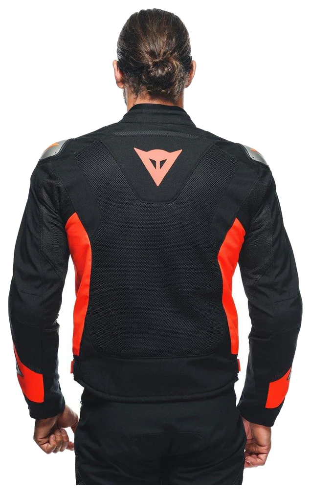 Dainese Energyca Air Black Fluo Red Tekstil Mont görsel 4