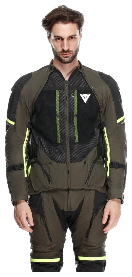 Dainese Super Adventure ABSØLUTESHELL™ Black Fluo Yellow Mont görsel 3