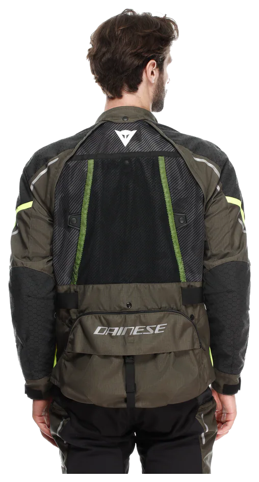 Dainese Super Adventure ABSØLUTESHELL™ Black Fluo Yellow Mont görsel 4