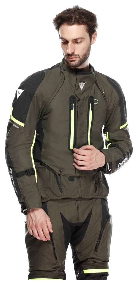 Dainese Super Adventure ABSØLUTESHELL™ Black Fluo Yellow Mont görsel 6