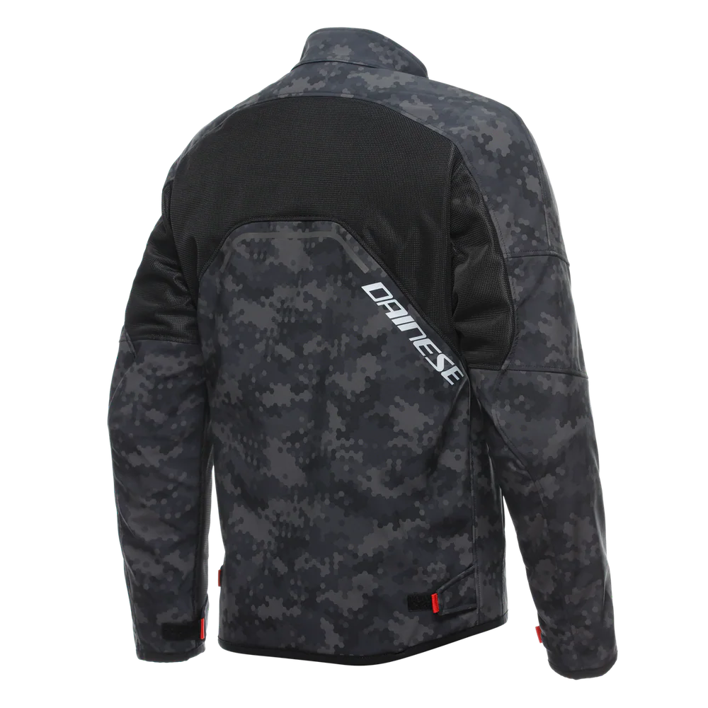Dainese İgnite Camo Gray Black Fluo Red Air Tekstil Mont görsel 2