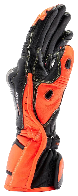Dainese Full Metal 7 Black Red Fluo Deri Eldiven görsel 3