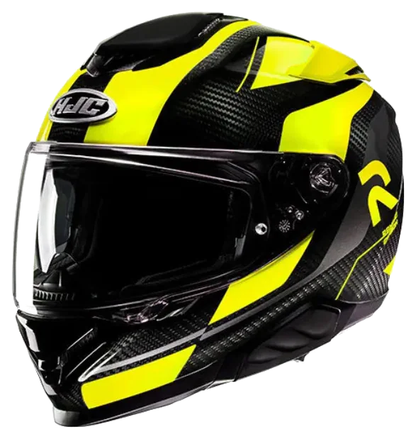 HJC RPHA71 Hamil MC3H Carbon Kapalı Motosiklet Kaskı Neon