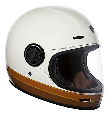 Torc T-1 Newport Iso Bars II Kapalı Motosiklet Kaskı Krem / Kahverengi görsel 2