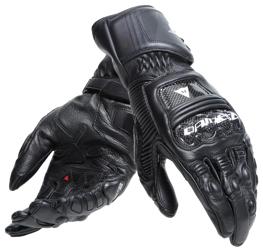 Dainese Druid 4 Black Charcoal Gray Deri Eldiven