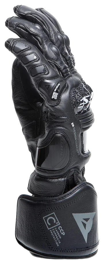 Dainese Druid 4 Black Charcoal Gray Deri Eldiven görsel 6