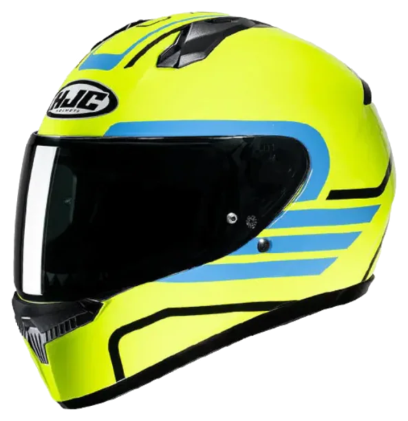 HJC C10 Lito MC3H Kapalı Motosiklet Kaskı Neon Sarı