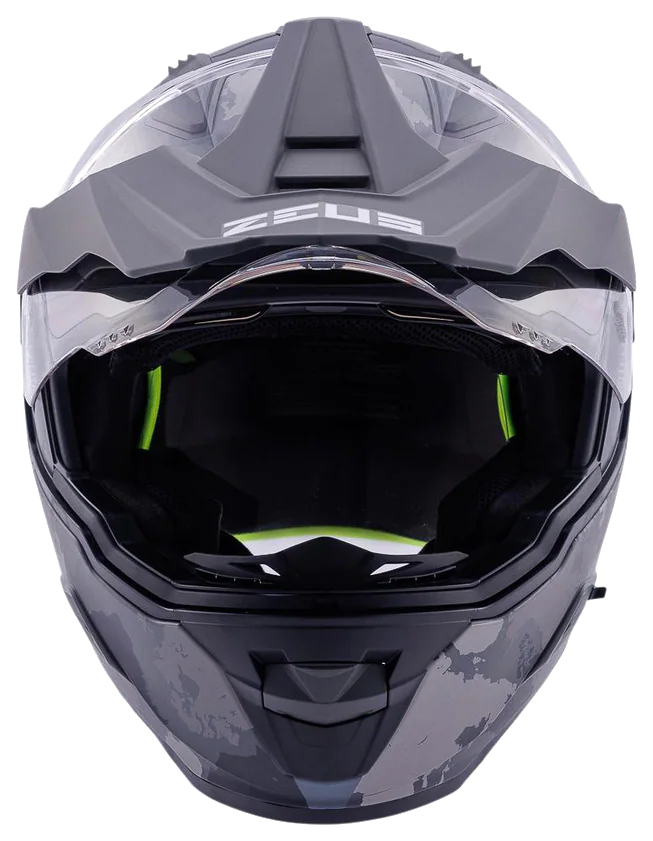 Zeus ZS-913 BF6 Matt Black Grey Black Silver Kapalı Kask ( Pinlock Dahil ) görsel 2