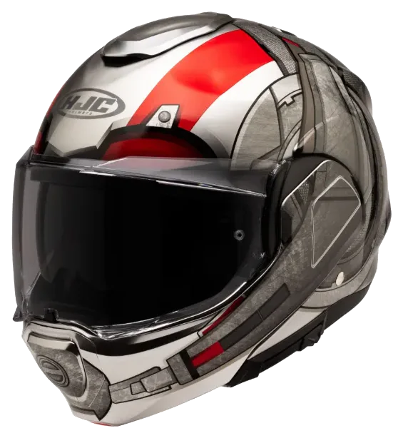 HJC F100 Ant-Man Marvel MC1 Çene Açılır Motosiklet Kaskı