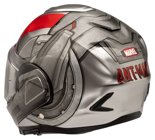 HJC F100 Ant-Man Marvel MC1 Çene Açılır Motosiklet Kaskı görsel 6