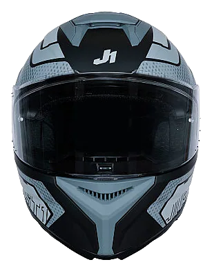Just1 J-STR Union Kapalı Motosiklet Kaskı Mat Siyah / Gri görsel 3