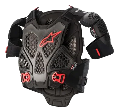 Alpinestars A-6 Üst Gövde Koruma Siyah / Kırmızı