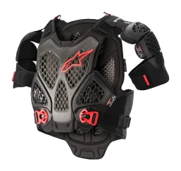 Alpinestars A-6 Üst Gövde Koruma Siyah / Kırmızı görsel 3