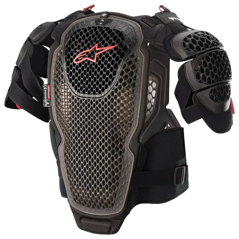 Alpinestars A-6 Üst Gövde Koruma Siyah / Kırmızı görsel 6