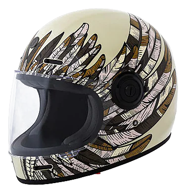 Torc T-1 Newport Wings Olive Kapalı Motosiklet Kaskı Yeşil